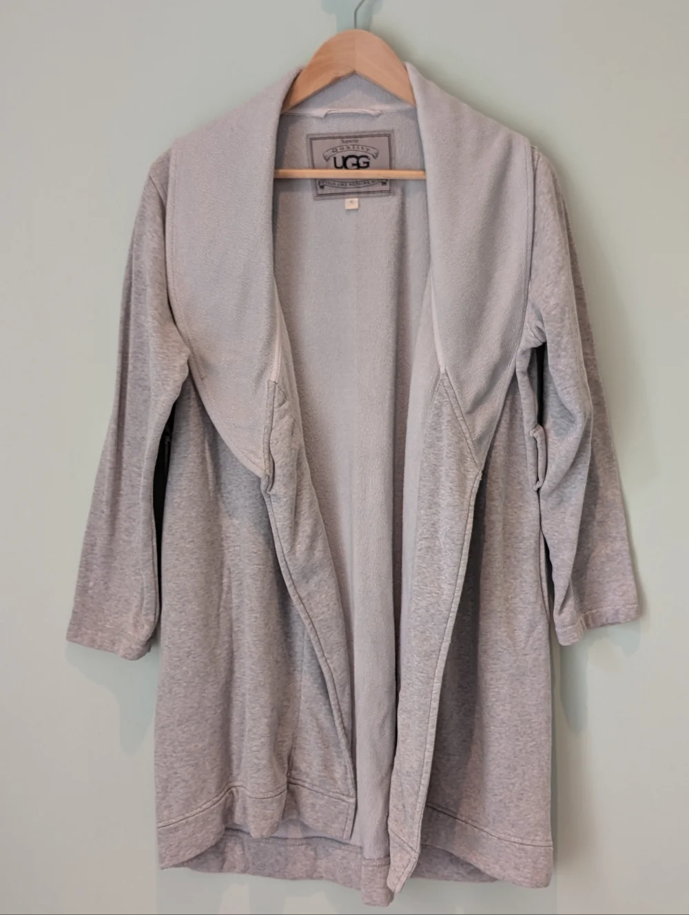 UGG Duffield II Gray Robe Size Med